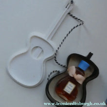 Load image into Gallery viewer, Very Rare 1930s Delavelle Blue Orchid Perfume Bottle in Novelty Guitar Case
