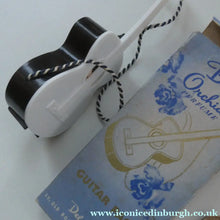 Load image into Gallery viewer, Very Rare 1930s Delavelle Blue Orchid Perfume Bottle in Novelty Guitar Case
