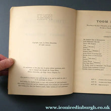 Load image into Gallery viewer, FIRST EDITION. 1930s Scottish Book: "Toom Byres: A Comedy of the Scottish Borders in Three Act" by Robert McLellan 
