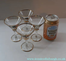 Load image into Gallery viewer, Vintage 1930s Glass Cockerel / Rooster Miniature Liqueur Glasses
