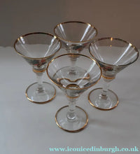 Load image into Gallery viewer, Vintage 1930s Glass Cockerel / Rooster Miniature Liqueur Glasses
