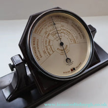 Load image into Gallery viewer, 1930s Free-Standing Desktop Bakelite Barometer Bennett's Worthing STORMOGUIDE by Short &amp; Mason. WORKING
