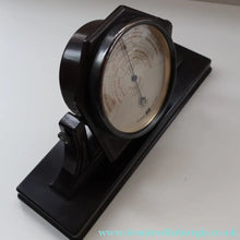 Load image into Gallery viewer, 1930s Free-Standing Desktop Bakelite Barometer Bennett's Worthing STORMOGUIDE by Short &amp; Mason. WORKING
