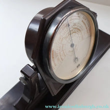 Load image into Gallery viewer, 1930s Free-Standing Desktop Bakelite Barometer Bennett's Worthing STORMOGUIDE by Short &amp; Mason. WORKING
