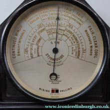 Load image into Gallery viewer, 1930s Free-Standing Desktop Bakelite Barometer Bennett's Worthing STORMOGUIDE by Short &amp; Mason. WORKING
