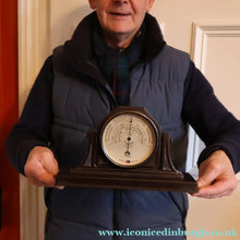 Load image into Gallery viewer, 1930s Free-Standing Desktop Bakelite Barometer Bennett's Worthing STORMOGUIDE by Short &amp; Mason. WORKING
