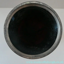 Load image into Gallery viewer,  FRENCH Art Deco HEM Black Glass Vase by Michel Herman : 10 3/4 inches
