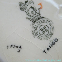 Load image into Gallery viewer, Royal Doulton 1930s Art Deco Royal Tango Lidded Cup and Saucer
