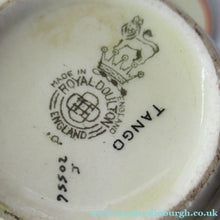 Load image into Gallery viewer, Royal Doulton 1930s Art Deco Royal Tango Lidded Cup and Saucer
