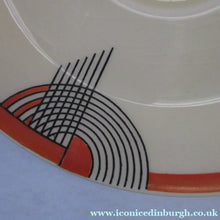 Load image into Gallery viewer, Royal Doulton 1930s Art Deco Royal Tango Lidded Cup and Saucer
