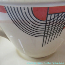 Load image into Gallery viewer, Royal Doulton 1930s Art Deco Royal Tango Lidded Cup and Saucer
