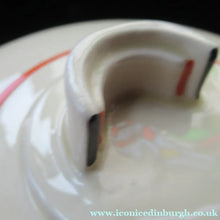 Load image into Gallery viewer, 1930s Royal Doulton Art Deco Miniature Lidded Serving Dish Orange Tango
