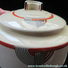 Load image into Gallery viewer, 1930s Royal Doulton Art Deco Miniature Lidded Serving Dish Orange Tango
