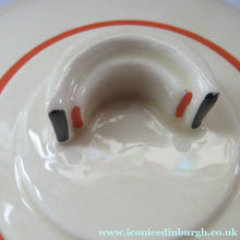 Load image into Gallery viewer, 1930s Royal Doulton Art Deco Miniature Lidded Serving Dish Orange Tango
