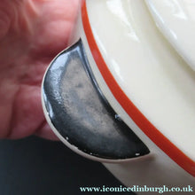 Load image into Gallery viewer, 1930s Royal Doulton Art Deco Miniature Lidded Serving Dish Orange Tango
