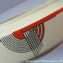 Load image into Gallery viewer, 1930s Art Deco Royal Doulton Orange Tango Open Serving Bowl

