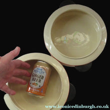 Load image into Gallery viewer, 1930s Art Deco Royal Doulton Orange Tango Open Serving Bowl
