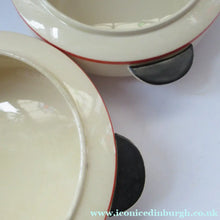 Load image into Gallery viewer, 1930s Art Deco Royal Doulton Orange Tango Open Serving Bowl
