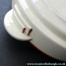 Load image into Gallery viewer, 1930s Art Deco Royal Doulton Orange Tango Open Serving Bowl
