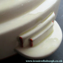 Load image into Gallery viewer, 1930s Art Deco Royal Doulton Orange Tango Open Serving Bowl
