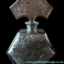 Load image into Gallery viewer, 1930s Czechoslovakian  Schlevogt Bacchus Decanter  &amp; Shot Glasses

