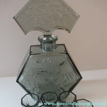Load image into Gallery viewer, 1930s Czechoslovakian  Schlevogt Bacchus Decanter  &amp; Shot Glasses
