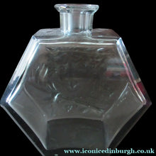 Load image into Gallery viewer, 1930s Czechoslovakian  Schlevogt Bacchus Decanter  &amp; Shot Glasses
