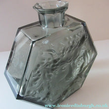 Load image into Gallery viewer, 1930s Czechoslovakian  Schlevogt Bacchus Decanter  &amp; Shot Glasses
