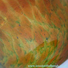 Load image into Gallery viewer, Large 1930s Czech  / Bohemian Glass Vase. Heavy Piece with Mottled Colours
