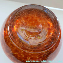 Load image into Gallery viewer, Large 1930s Czech  / Bohemian Glass Vase. Heavy Piece with Mottled Colours
