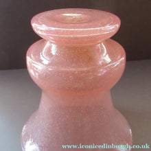 Load image into Gallery viewer, 1930s Art Deco Heavy Bubble Glass Vase. Possibly John Walsh Walsh
