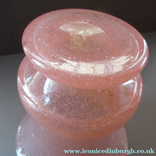 Load image into Gallery viewer, 1930s Art Deco Heavy Bubble Glass Vase. Possibly John Walsh Walsh
