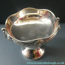 Load image into Gallery viewer, 1930s Solid Silver Miniature Footed Dishes with Celtic Decoration by Henry Matthews
