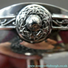 Load image into Gallery viewer, 1930s Solid Silver Miniature Footed Dishes with Celtic Decoration by Henry Matthews
