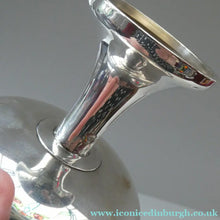 Load image into Gallery viewer, 1930s Solid Silver Miniature Footed Dishes with Celtic Decoration by Henry Matthews
