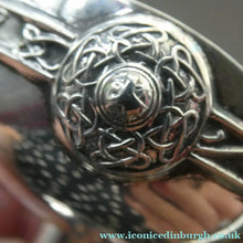 Load image into Gallery viewer, 1930s Solid Silver Miniature Footed Dishes with Celtic Decoration by Henry Matthews
