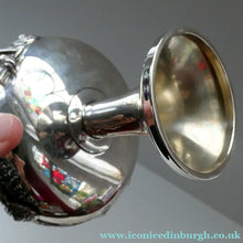 Load image into Gallery viewer, 1930s Solid Silver Miniature Footed Dishes with Celtic Decoration by Henry Matthews
