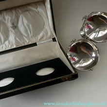 Load image into Gallery viewer, 1930s Solid Silver Miniature Footed Dishes with Celtic Decoration by Henry Matthews
