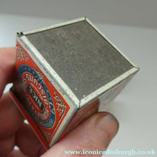 Load image into Gallery viewer, Vintage 1930s MINIATURE or SAMPLE Tin for Huntley and Palmer Biscuits. Red Colour
