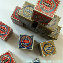 Load image into Gallery viewer, Vintage 1930s MINIATURE or SAMPLE Tin for Huntley and Palmer Biscuits. Blue Colour
