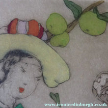 Load image into Gallery viewer, Elyse Ashe Lord Colour Etching Lady Playing Maracas

