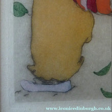 Load image into Gallery viewer, Elyse Ashe Lord Colour Etching Lady Playing Maracas
