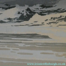 Load image into Gallery viewer, Collectable 1930s Original COLOUR WOODCUT Entitled "Breakers" by Oscar Droege. Pencil Signed
