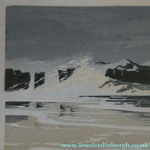 Load image into Gallery viewer, Collectable 1930s Original COLOUR WOODCUT Entitled "Breakers" by Oscar Droege. Pencil Signed
