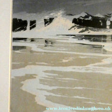 Load image into Gallery viewer, Collectable 1930s Original COLOUR WOODCUT Entitled "Breakers" by Oscar Droege. Pencil Signed
