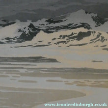Load image into Gallery viewer, Collectable 1930s Original COLOUR WOODCUT Entitled "Breakers" by Oscar Droege. Pencil Signed
