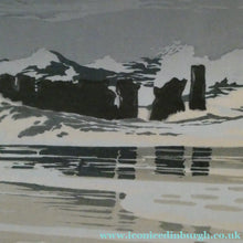 Load image into Gallery viewer, Collectable 1930s Original COLOUR WOODCUT Entitled "Breakers" by Oscar Droege. Pencil Signed
