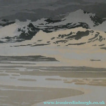 Load image into Gallery viewer, Collectable 1930s Original COLOUR WOODCUT Entitled "Breakers" by Oscar Droege. Pencil Signed
