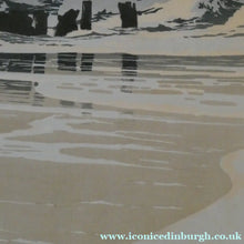 Load image into Gallery viewer, Collectable 1930s Original COLOUR WOODCUT Entitled "Breakers" by Oscar Droege. Pencil Signed
