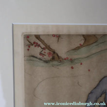 Load image into Gallery viewer, 1930s ORIGINAL Hand Coloured Drypoint by Elyse Ashe Lord. Chinese Warriors on Horseback. Pencil Signed - British Prints
